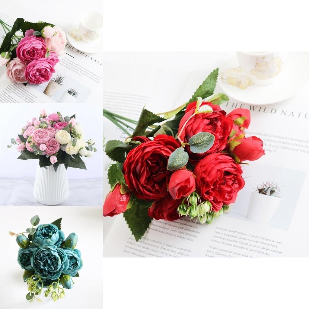 Lifelike 30cm Rose Silk Peony Artificial Flowers Offering Lasting Beauty For All Spaces
