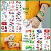 Ruikalong USA Canada Mexico Flag Waterproof World Cup Tattoo Stickers