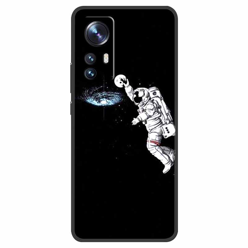 For Xiaomi 12 Lite 5G Case Shockproof Soft Silicone TPU Back Cover For Xiaomi Mi 12 Lite 5G Phone Case Mi12Lite 12Lite Cartoon