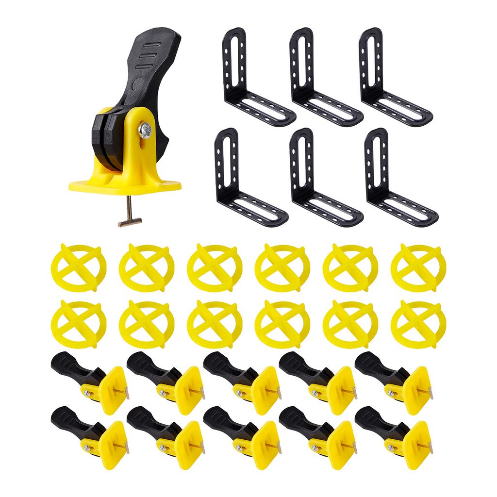 Press-on Tile Level System Kit Leveler Adjuster Kit Tile Laying Fixed Tool Tile Leveling Tool Tile Installation Tool Kit
