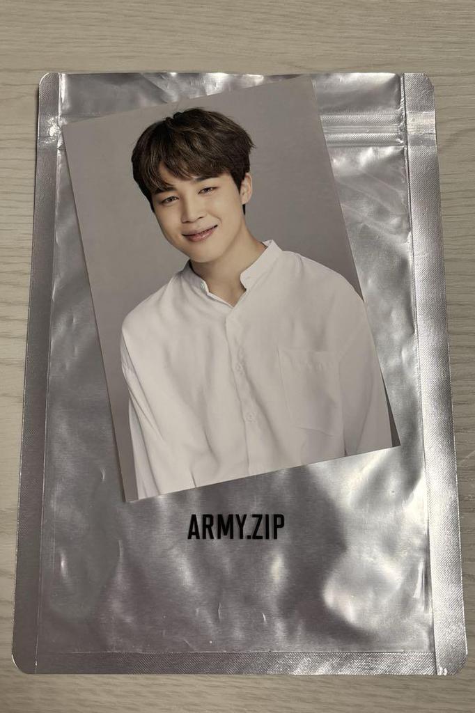 [USED] Price Reduced BTS Korean FC ARMY ZIP 5th Generation Continuation Bonus Photo Jimin