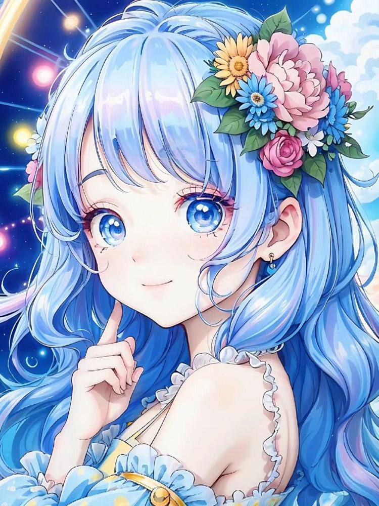 DIY Diamond Art Painting Collection 2024 Japanese Cartoon Anime Girl Embroidery Cross Stitch 5D Diamond Mosaic Home Decoration