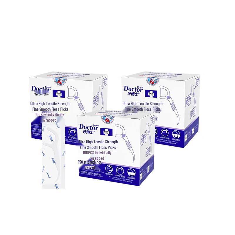 

Dr. Tooth Ultra High Strength Individually Wrapped Dental Floss Picks