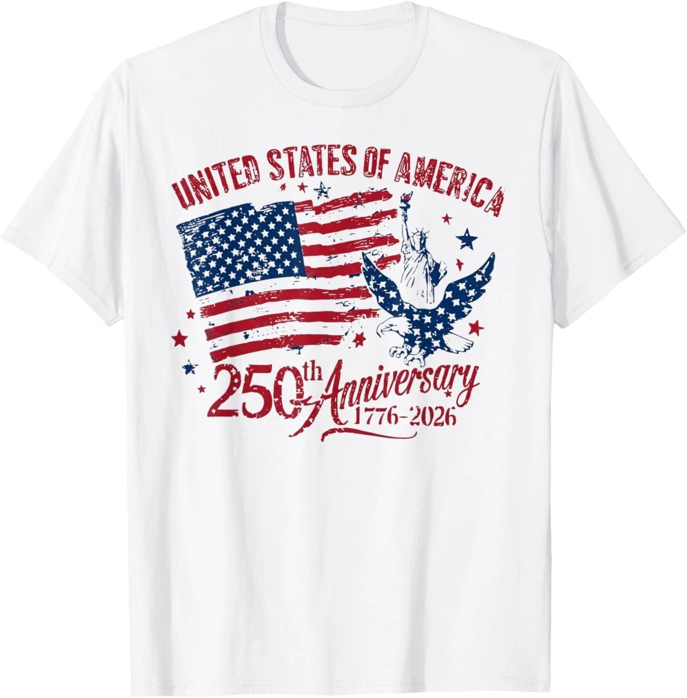 United States of America 250th Anniversary 1776 2026 Unisex T-Shirt S