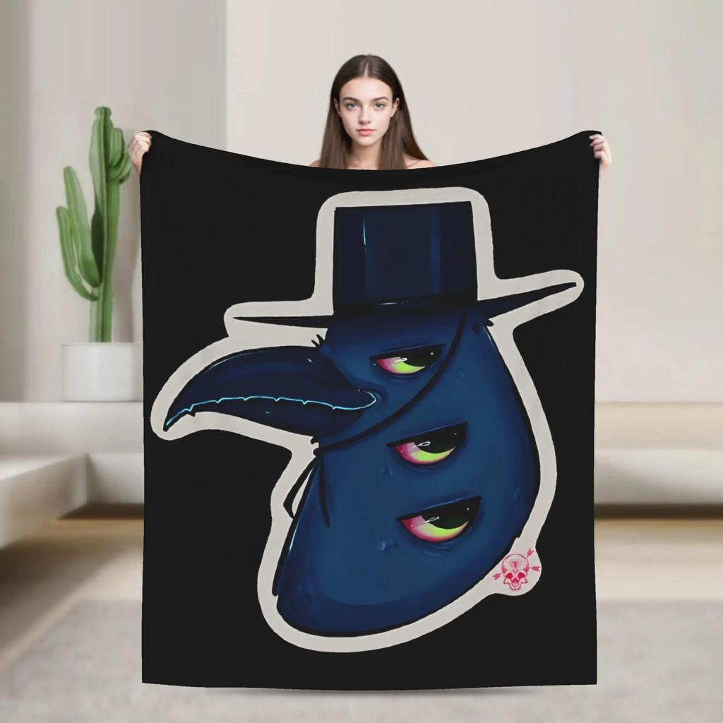 Caleb Girl Dinner Sylus Love and Deepspace Quality Soft Warm Throw Blanket for Winter Kids Living Room Fluffy Bedspread