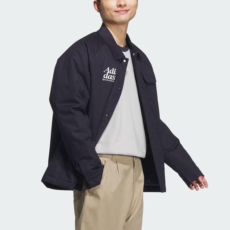 Adidas Small Logo Padded Jacket Men Jacket Legendary-Ink-Blue JE6103