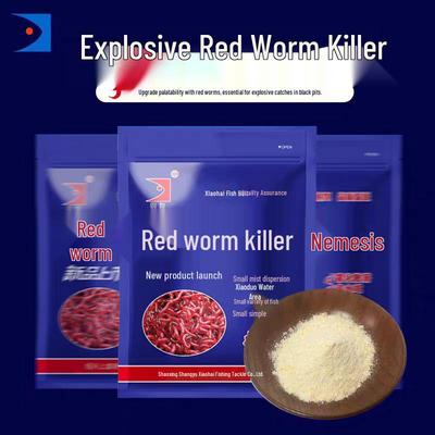 Xiaohai Red Worm Buster Black Pit Fishing Bait: Effective Autumn/Winter Low-Temp Paste for Carp and Crucian Carp.