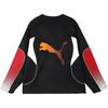 Puma Beyond Speed Long Sleeve Jersey Color Block Printed T-Shirt Unisex Tops Black 631082-01