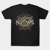 Asian Size Men Black Print T-shirt Riverbottom Nightmare Band No-Cut Heat Transfer Print Cotton Tshirt