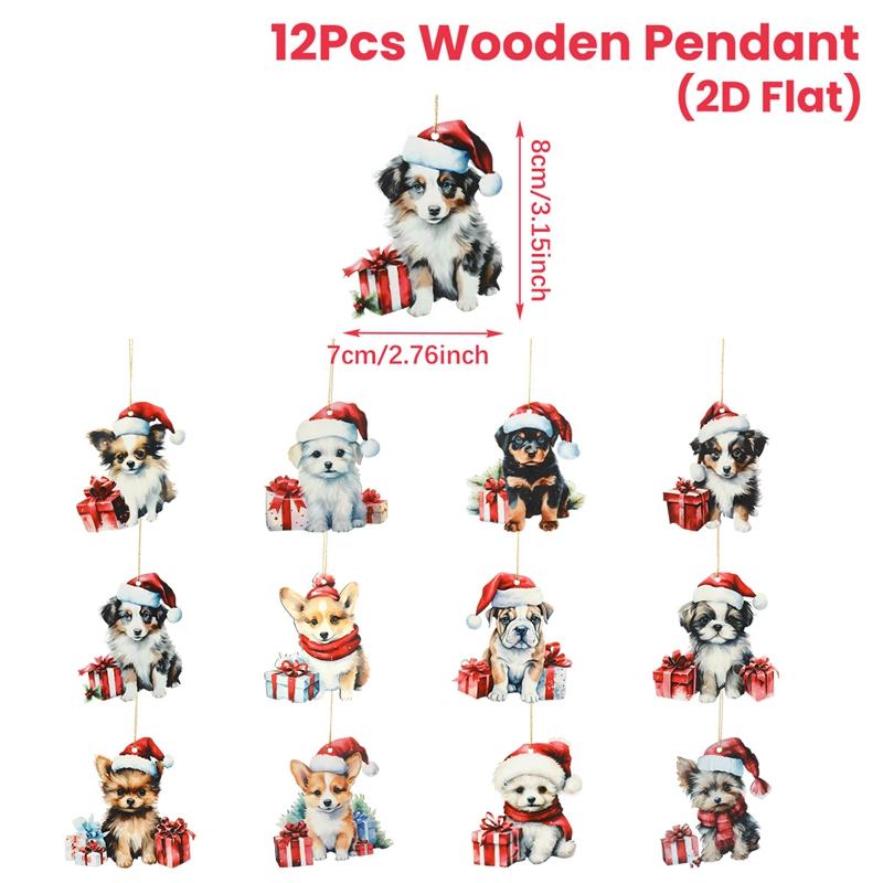 

Christmas Tree Wooden Pendant Merry Christmas Party Decoration 2026 Xmas Santa Claus Pendant Navidad Natal New Year Gift 2026