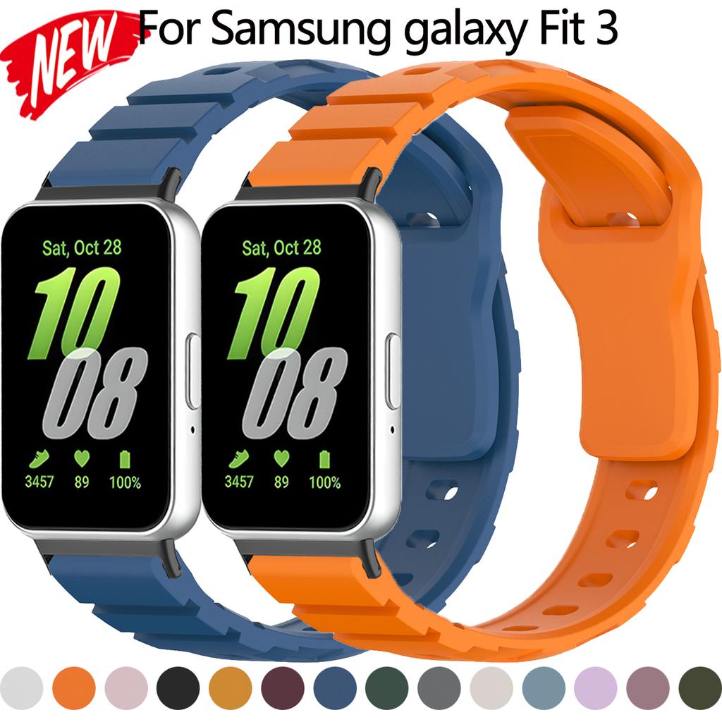 Women Men Slim Band For Samsung Galaxy Watch Fit 3 Soft Sport Strap Smartwatch Bracelet For Galaxy Fit 3 Silicone Wristband