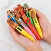 1Pc Cartoon Cute Capybara Four-Color Mini Ballpoint Pen Multicolor Press Writing Pens School Supplies Gifts