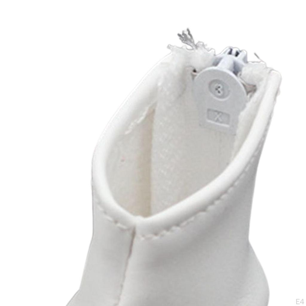 2Pcs Fashion Doll Shoes Miniature Costume Accessories Dolls Boots for 1/6