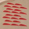 20Pcs 3In Archery Arrow Feather Plastic Feather Rubber Vanes Fletching For Diy Archery Hunting Targeting Arrow Shaft Accessories