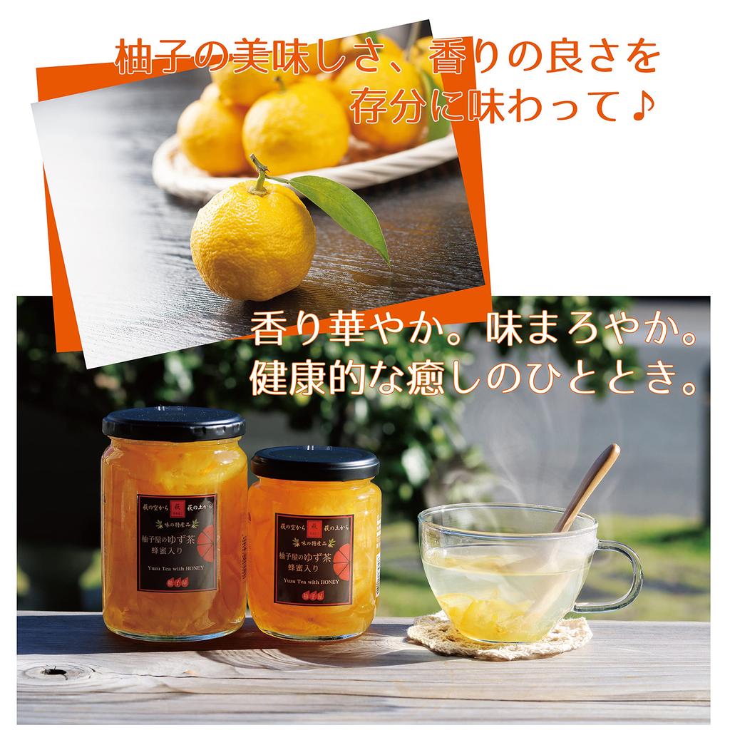 Yuzuyahonpo Yuzu Tea with Acacia Honey 420g Made with Domestic Yuzu and Korean Acacia Honey