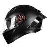 Full Face Motorcycle Helmet With Dual Visor ABS Shell 3C Certified All Season Unisex Riding Gear Scooter Bike