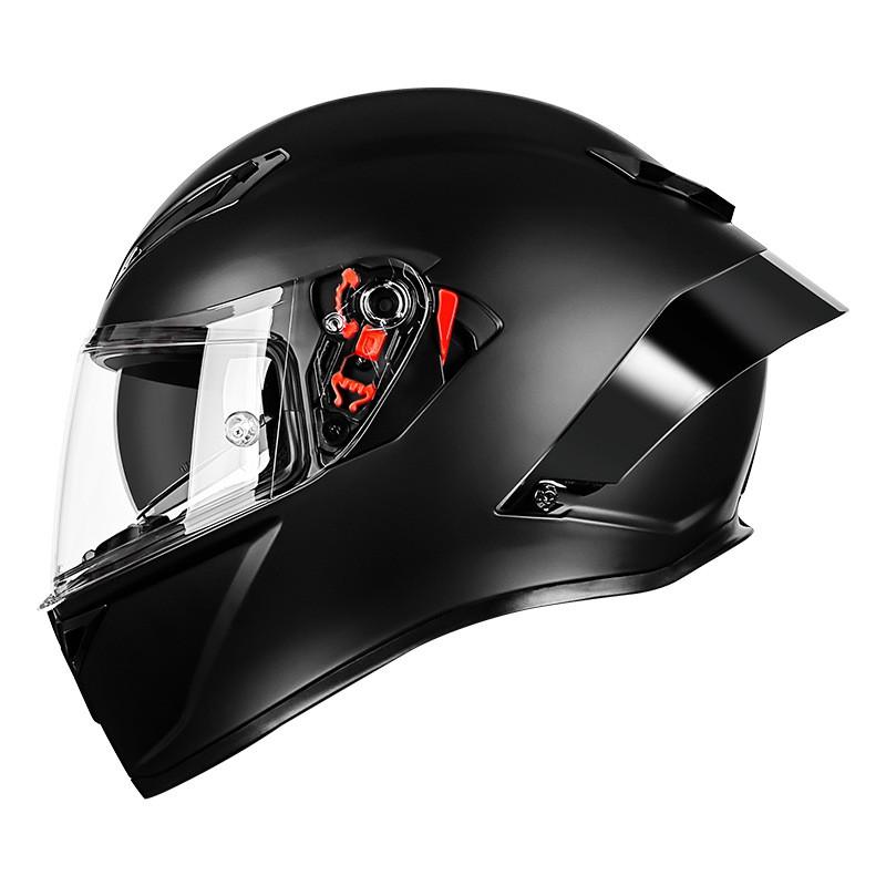 Full Face Motorcycle Helmet With Dual Visor ABS Shell 3C Certified All Season Unisex Riding Gear Scooter Bike