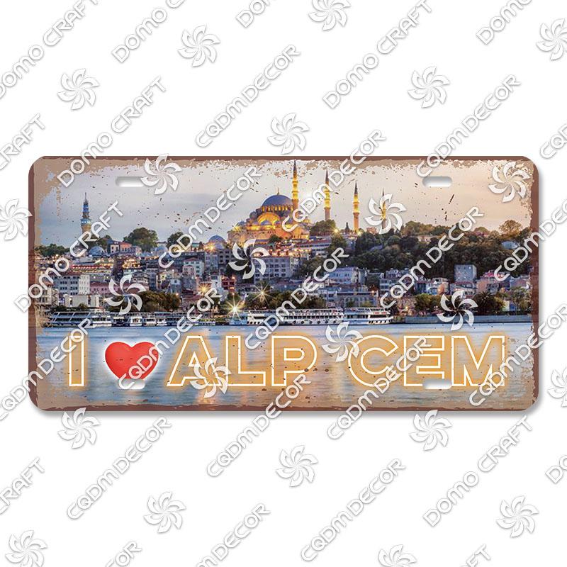 National Tourist City Plaques Metal Plate London Hawaii Venice Retro Metal Tin Signs Wall Decor Garage Car Club Living Room Home