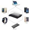 USB-Ladestation, 6-Port-Universal-Desktop-Dockingstation mit abnehmbaren Leitblechen, Ständer-Organizer