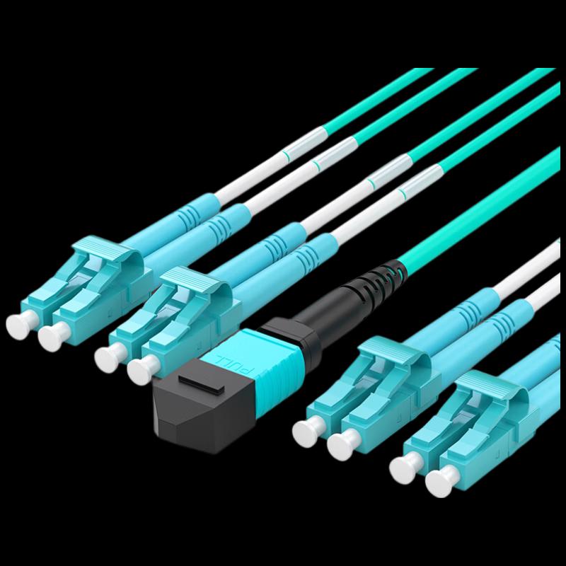 

SAMZHE G3-PL820 OM3 MPO-LC 8-Core Fiber Optic Patch Cable