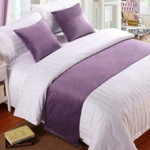 European Style Luxury Velvet Bed Runner Throw Home Hotel Decoration Bed Flag Wedding Bedroom Bed Tail Towel Pillowcase