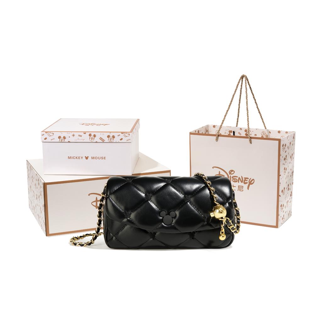 New Disney Mickey Series PU Shoulder Bag, Crossbody Bag Trumpets Women's Pink BMK-71066P