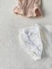 Summer Mesh Lace Romper with Snap Crotch for Girls