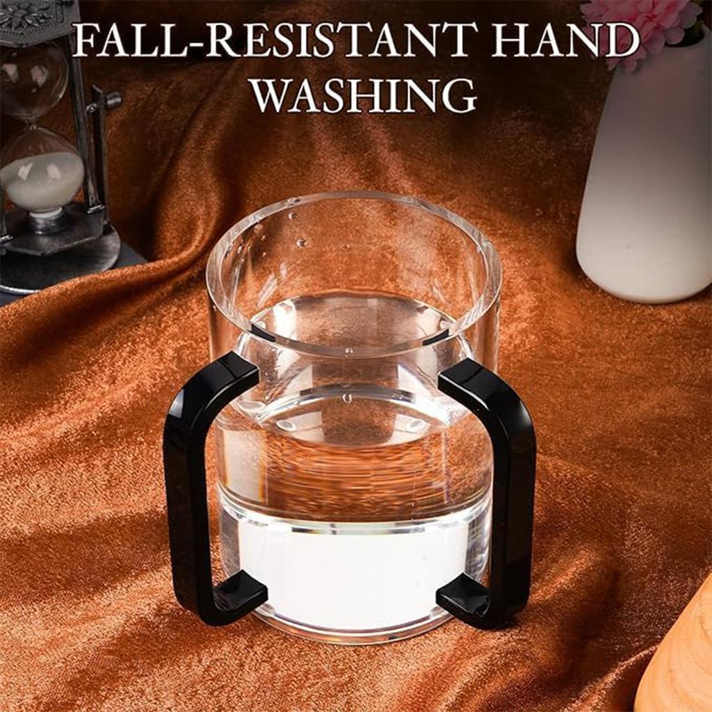 New Unique Judaica Wash Cup With Dual Handles Durable Acrylic And Stylish Look Made Of Acrylic Washing Cup Withdual Handles