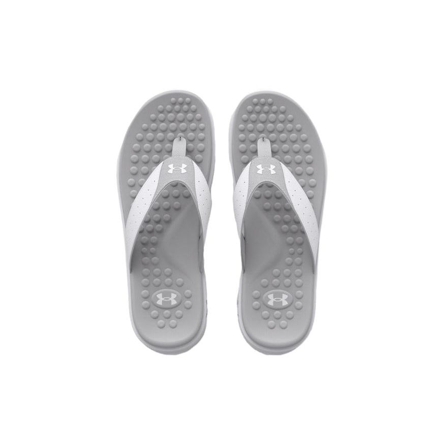 Under Armour Ignite Pro Sandal White Halo Grey Men Sneakers 3026026-100