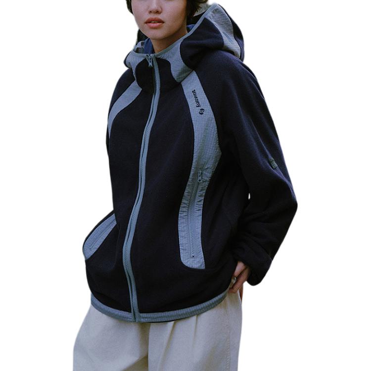 SAUCONY Og Line Series Hooded Fashion Versatile Fleece Jacket Unisex Outerwear SA3250WJ01G-GR254