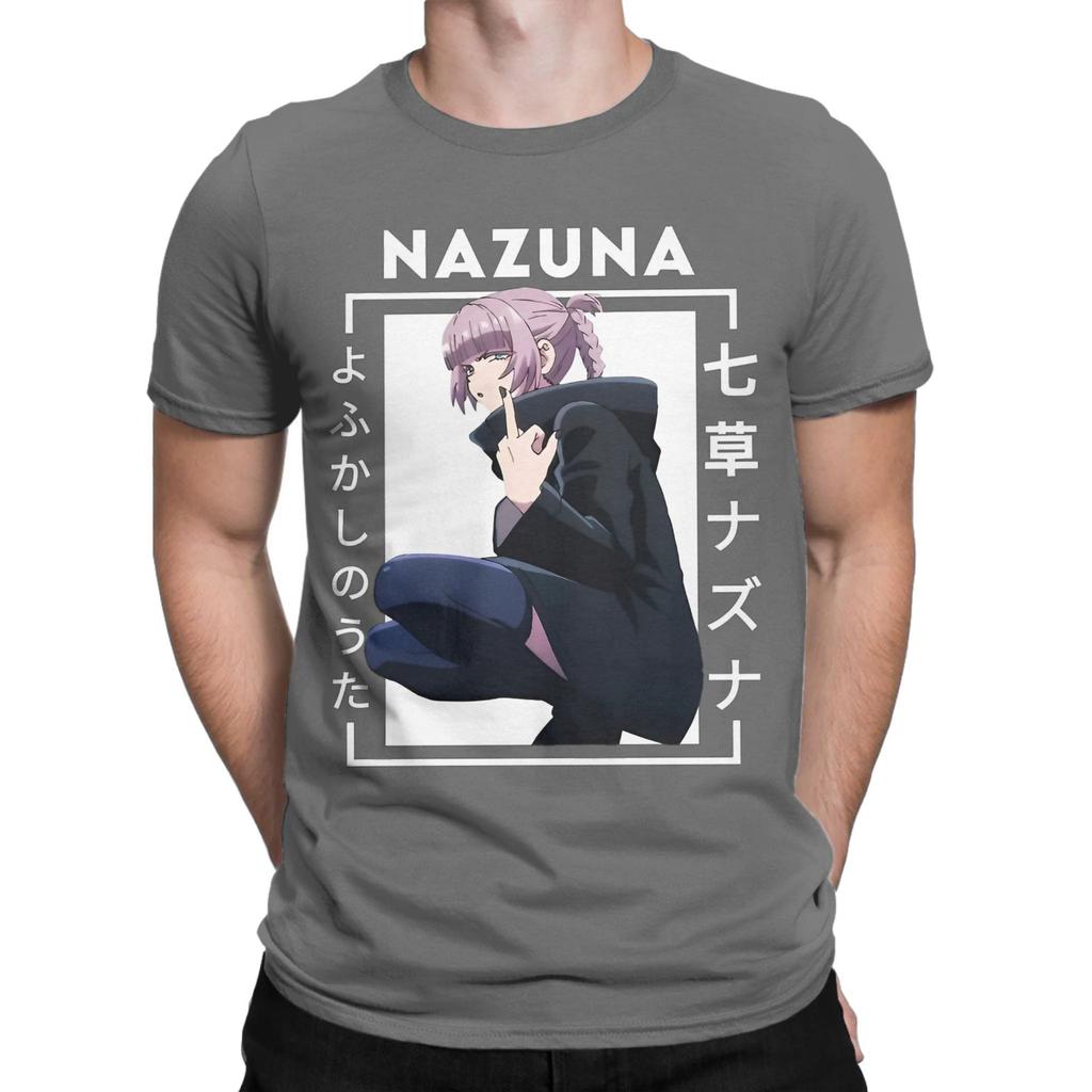 Printed Call of the Night Nazuna Nanakusa T Shirt For Unisex  Cotton Tee Shirt Short Sleeve Clothes