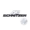 1Pcs 3D Metal AC SCHNITZER Emblem Badge Car Sticker Accessories For BMW X5 X1 E46 E90 E60 F10 F30 E39 E36 F20 E87 E92 F31 E30 ud2