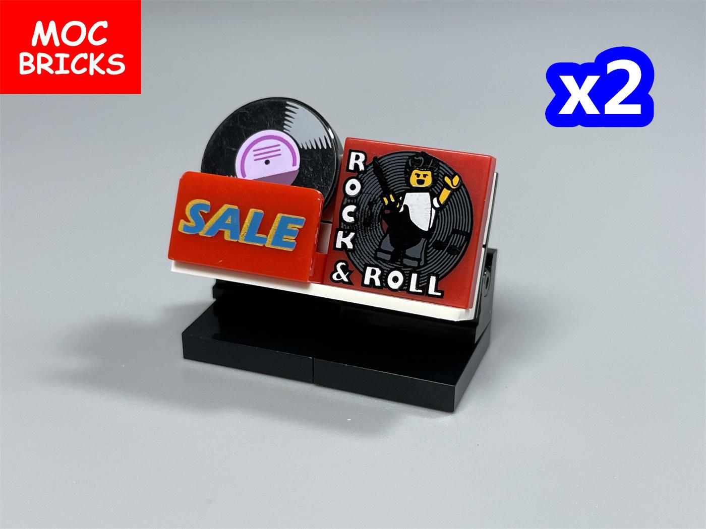 

MOC Bricks Music Newspaper CD Disc Map Ship Printed Tiles 2x2 1x2 Assembled Building Blocks DO-IT-YOURSELF Toys Ideal For Children Dolls