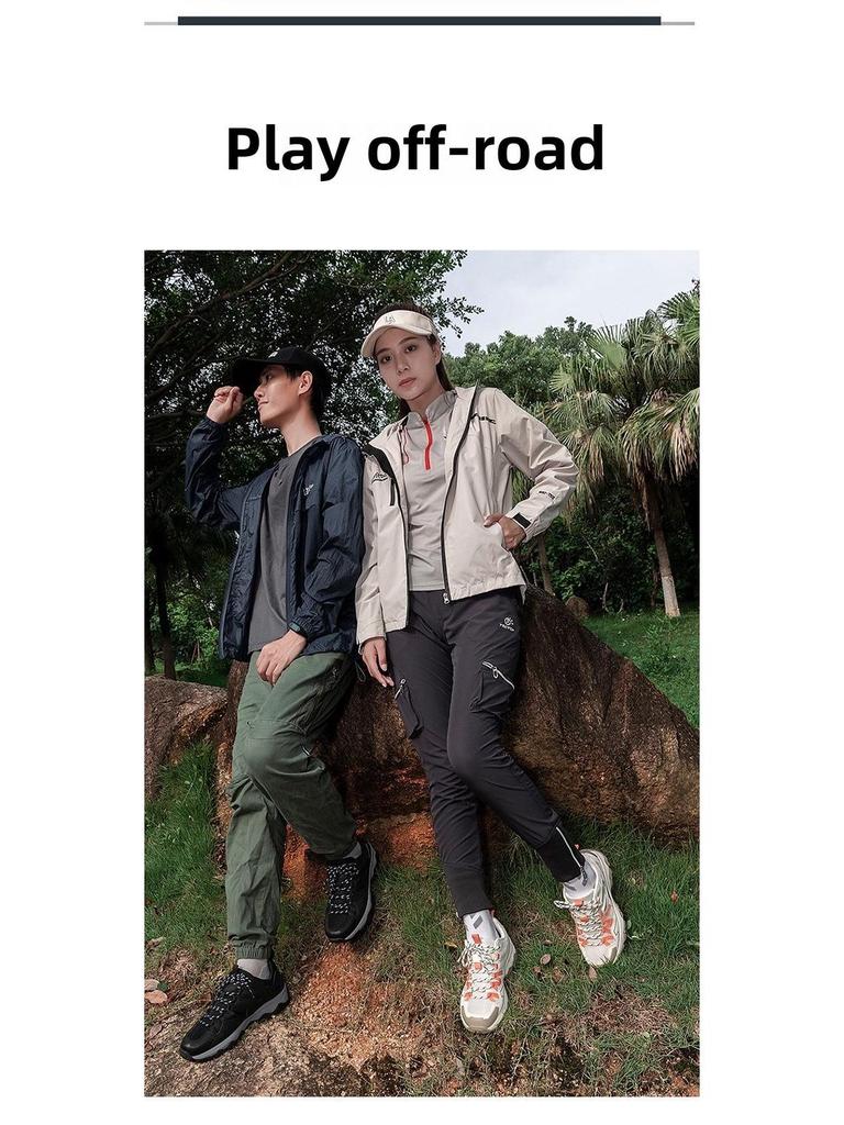 Large Size Unisex Outdoor Hiking Shoes - Anti-Collision, Breathable, Fashionable for Climbing and Camping