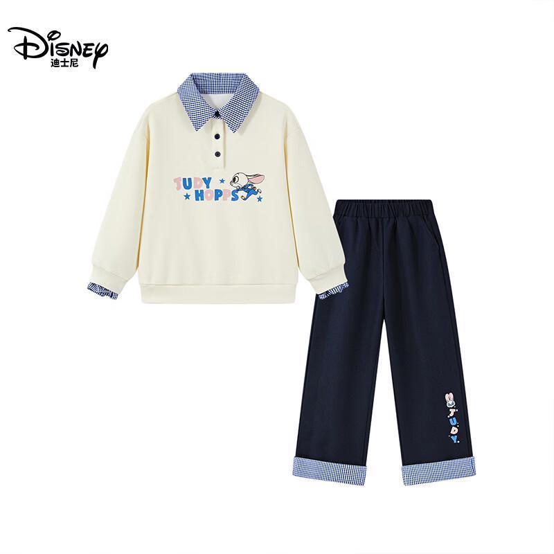 Disney Girls' 2026 Spring Polo Sweatshirt & Pants Set
