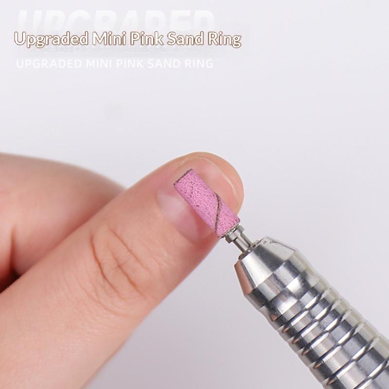 Nail Mini Sanding Ring Bands For Electric Manicure Machine Nail Drill Bits 80/120/180/240 Nail Drill Grinding Bit Files Tool