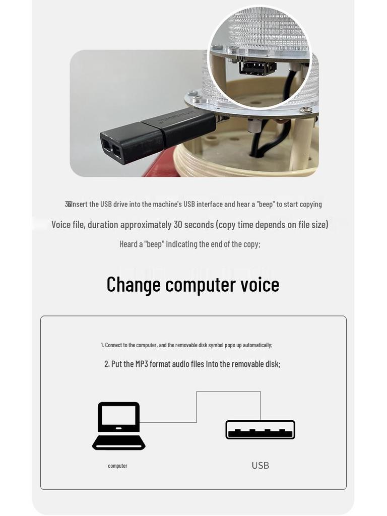 Leistungsstarker Industrie-Ton- und Lichtalarm mit drahtloser Fernbedienung für Gabelstapler (220V/24V/12V/380V)