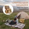 30L Camping Kökstillbehörsorganisatör Vikbar Handhållen Rese Picknickväska Avtagbar Multifunktionell Nytta Campingtillbehör