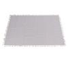 Cotton Linen Tablecloths Waterproof Oilproof Washable Wrinkle Free Tassels Rectangle Dining Table