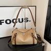 Versatile Single-shoulder Bag with Large Capacity, Retro Commuter Crossbody Bag