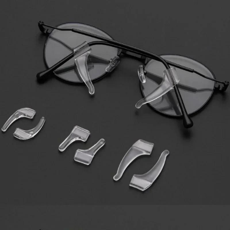 2/60pcs Silicone Soft Anti-slip Ear Hooks Women Men Antiskid Glasses Leg Ear Sleeve Clear Anti-fall Eyewear Holder Accessories