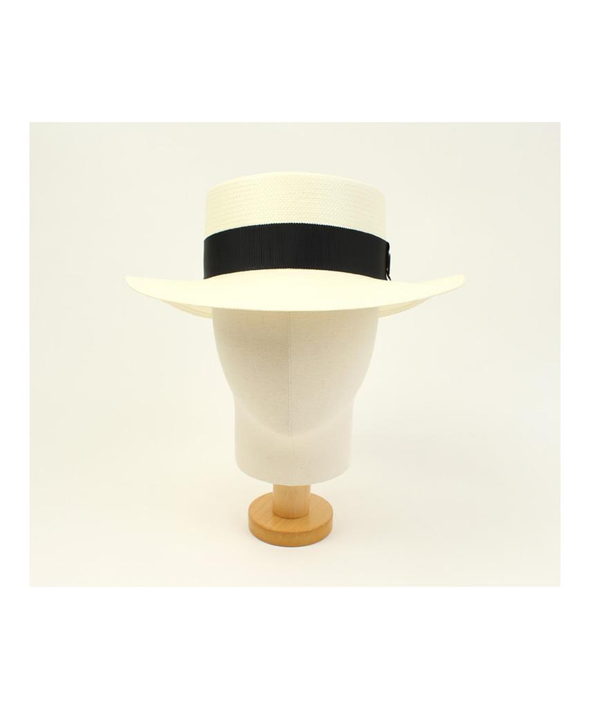Ivory Flat Long Panama Hat