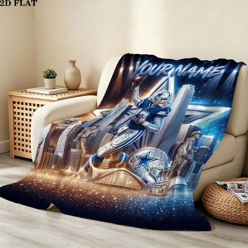Custom Dallas Cowboys Blanket, High quality Comfortable for All Seasons, Home Decor, Warmth and Comfort