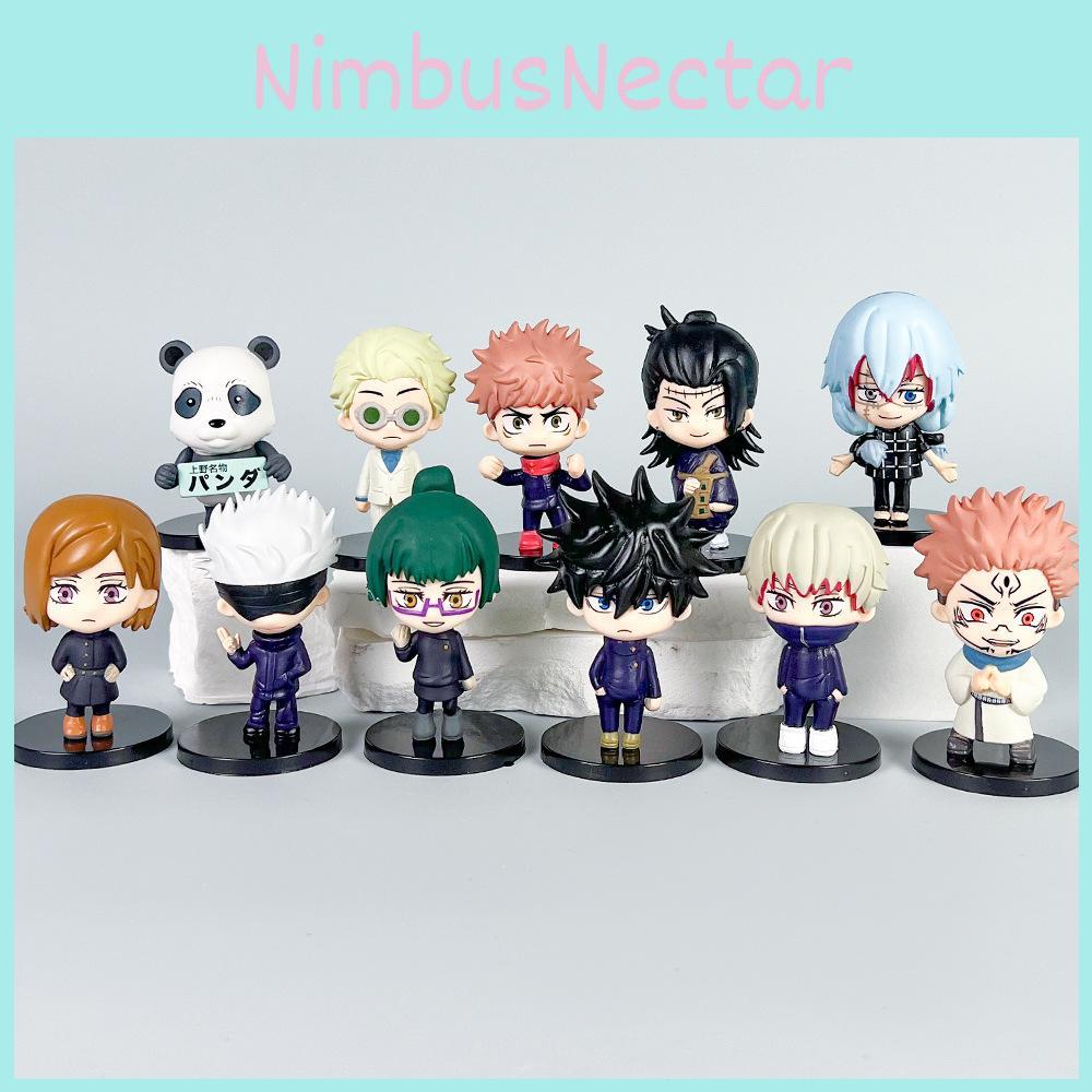 Jujutsu Kaisen Anime PVC-Figuren-Set mit 11 Charakteren – ideal als Geschenk oder zur Dekoration.