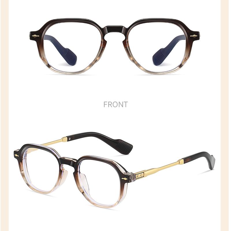 Fashion Square Frame Anti-blue Light Sunglasses Unisex UV400 Protection Classic Retro Style 004