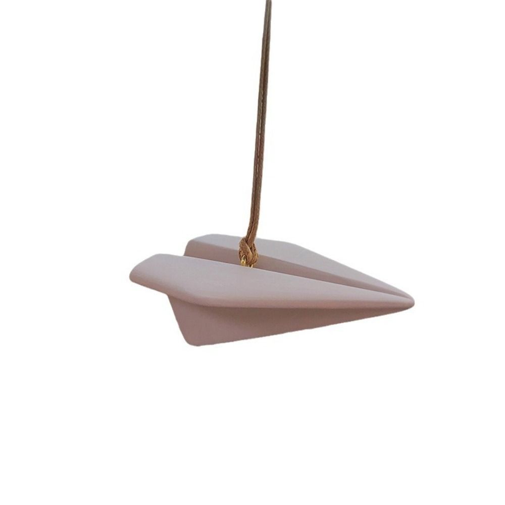 Paper Airplane Car Rearview Mirror Pendant Aroma Diffuser Stone Car Hanging  Gift