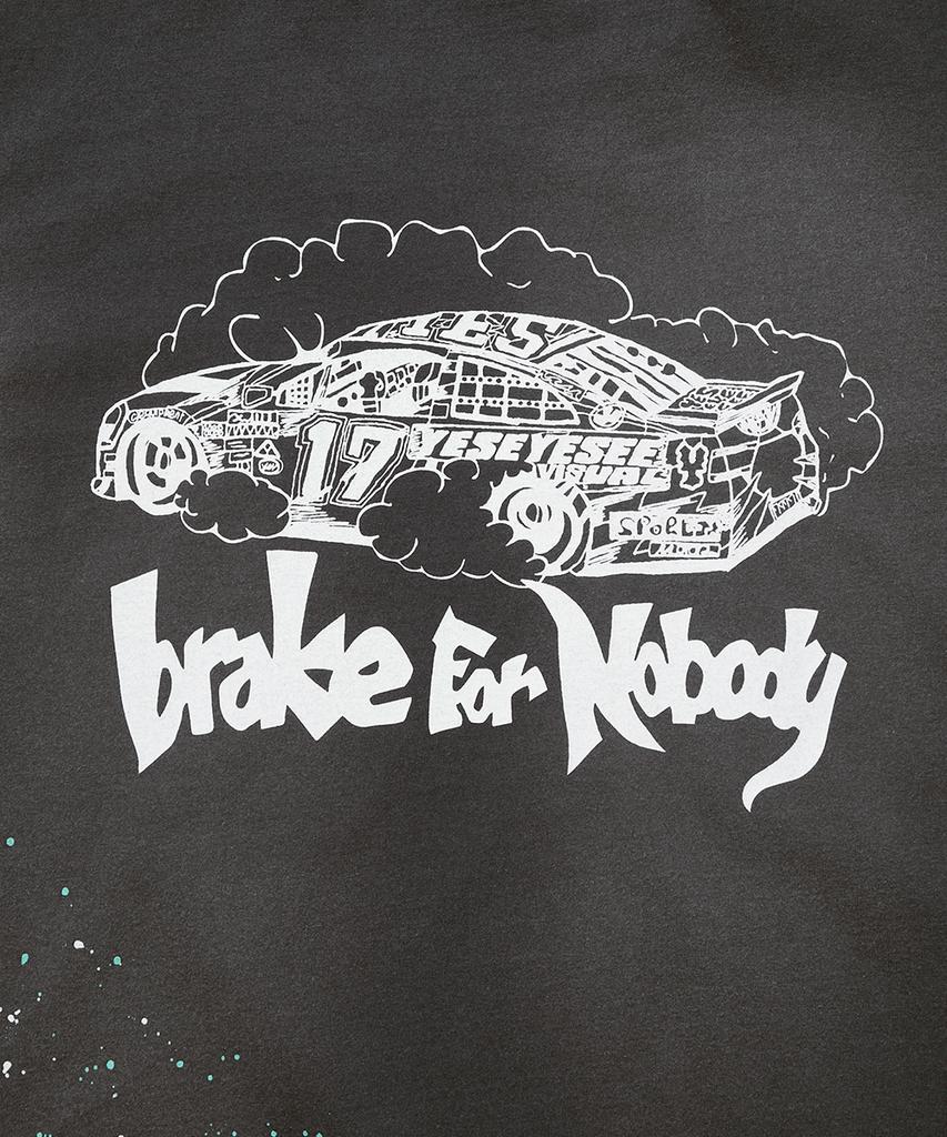 YESEYESEE Y.E.S Vintage Racing Tee Charcoal