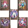 Garland Easter Rabbit Wreath Outdoor Courtyard Wall Props Decoration