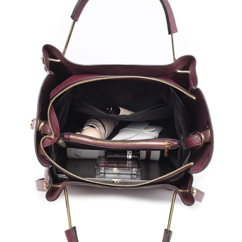 Handtasche Neue High-End-Beuteltasche Große Tragetasche Modische geprägte Damen-Handtasche