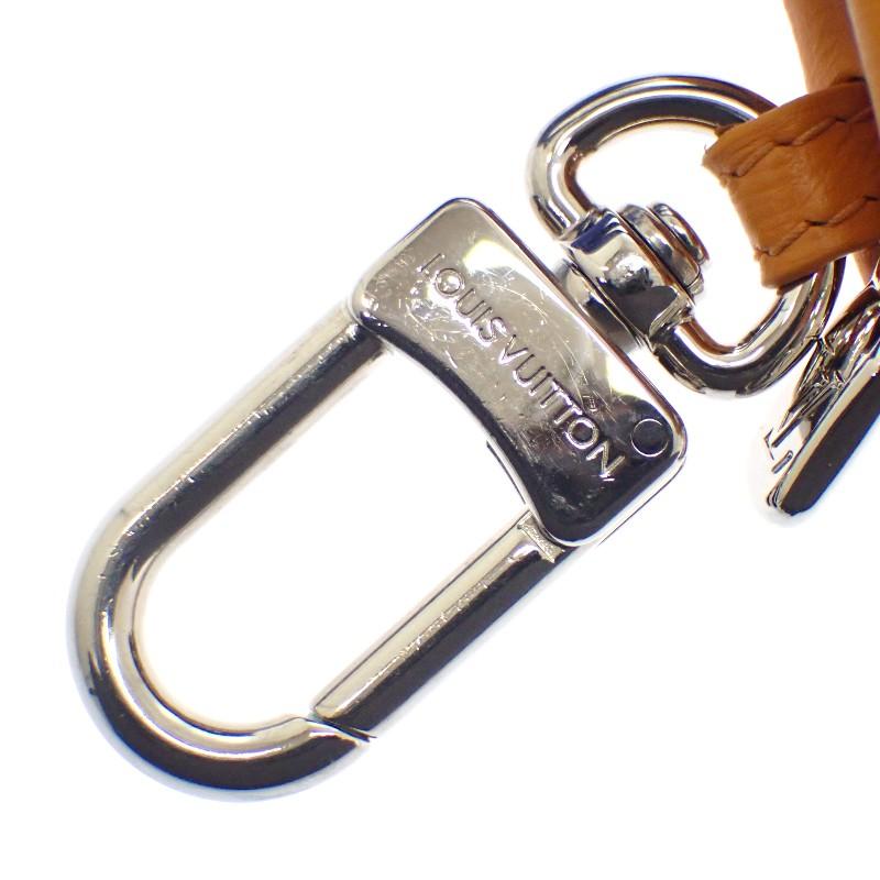 LOUIS VUITTON  M02699 Bag charm Orange/Navy leather Women